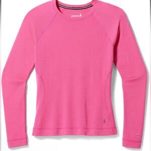 Smartwool Women's Classic Thermal Merino Baselayer Crew Top Size 2X Pink